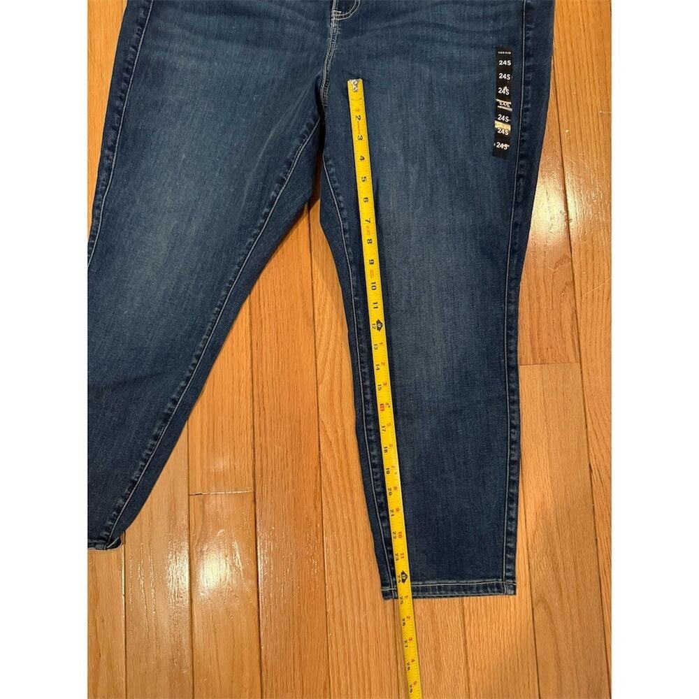Torrid Jeans Womens Plus Size 24S Dark Wash High Rise Jegging Skinny - Picture 5 of 11